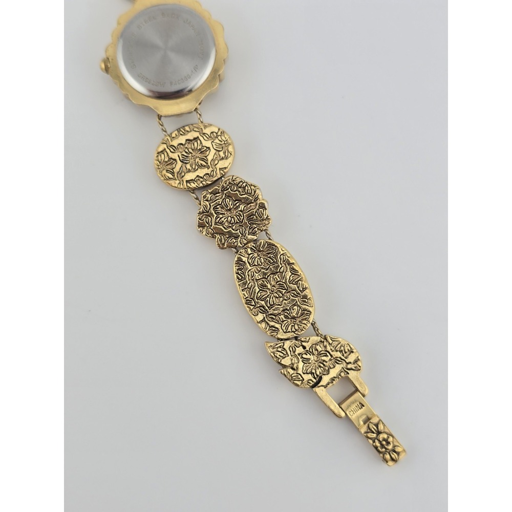 Vintage Slider Charm Working Watch - Cherub Victorian Revival AB Rhinestone - Picture 11 of 13